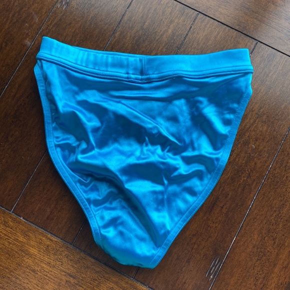 Vintage Gear1 high waisted bikini bottom with a sheen to it - Picture 3 of 4
